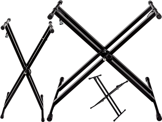 Support en X double réglable pour claviers série MK