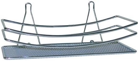 Étagère de salle de bain chromée 25 × 11 × 5,5 cm