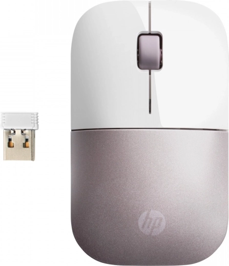 Souris sans fil HP Z3700 blanche/rose