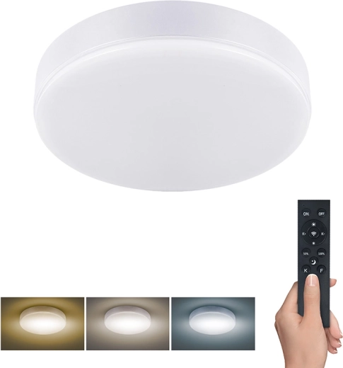 Luminaire LED Solight Lecce avec télécommande 36 W 30 cm blanc