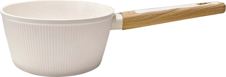 Casserole Kitchisimo Bianco 18 cm avec fond induction