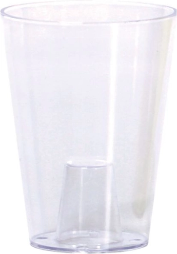 Cache-pot pour orchidées Coubi Orchid 13 cm – blanc transparent