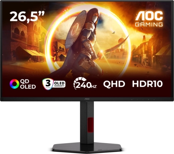 Moniteur gaming 26,5" QD‑OLED 240 Hz