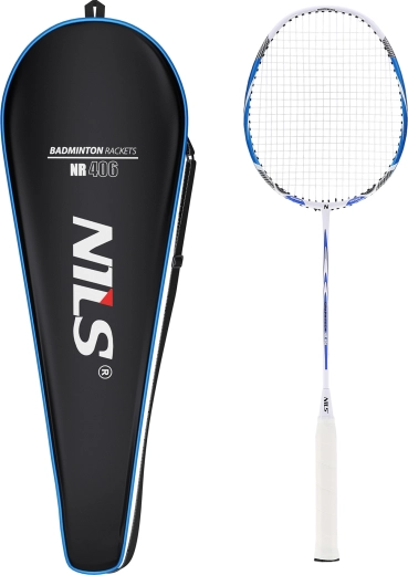 Raquette de badminton NILS NR406 carbon pro pour joueurs intermédiaires