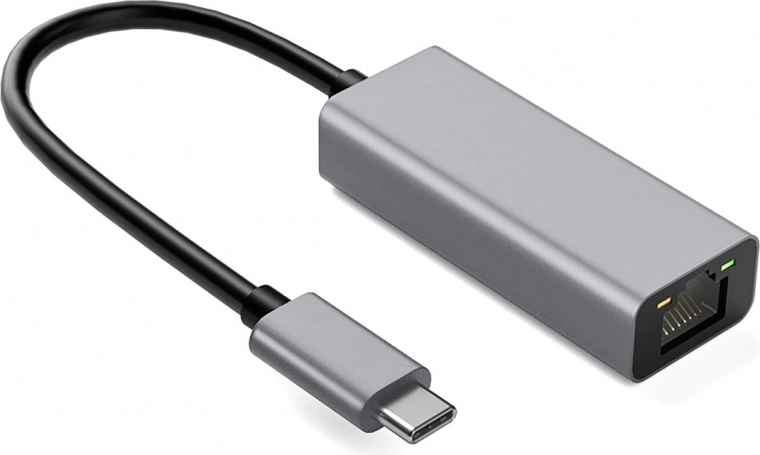 Adaptateur USB‑C vers RJ45 Gigabit en aluminium