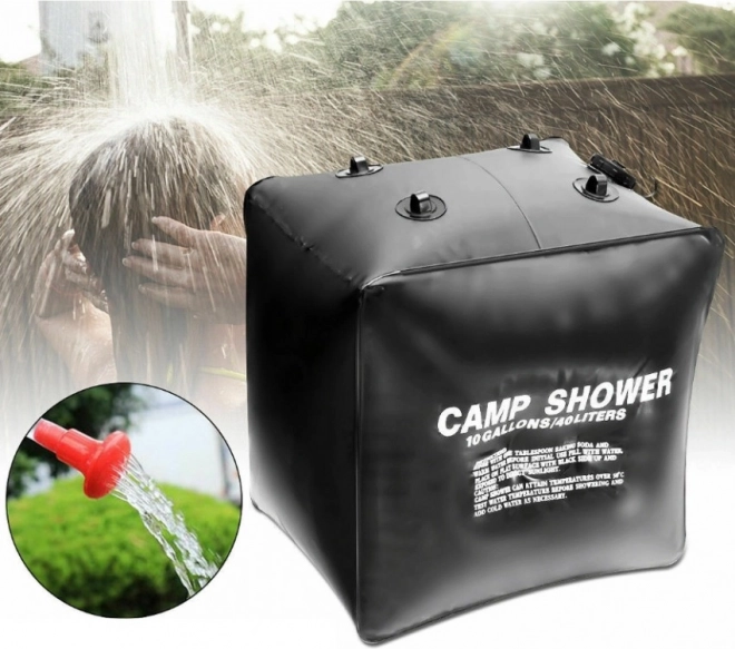 Douche de camping solaire 20 L – noir