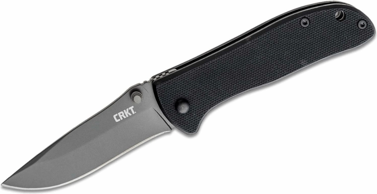 CRKT Drifter Black couteau de poche 7,3 cm G10, gris/noir