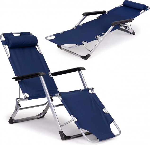 Chaise de plage pliante 2 en 1