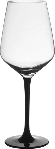 Verres à vin rouge Rubin black 370 ml – 6 pièces
