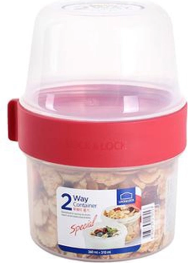 Boîte alimentaire à deux compartiments Lock&Lock 2-en-1 670 ml