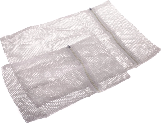 Sachets de lavage à fermeture éclair BRILANZ – lot de 2 pcs (20 × 30 cm et 30 × 40 cm)