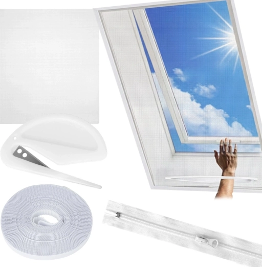 Moustiquaire de toit blanche 140 × 120 cm Vilde