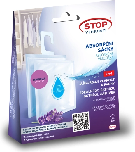 Ceresit Stop humidité sachets absorbants relax lavande 2×50 g