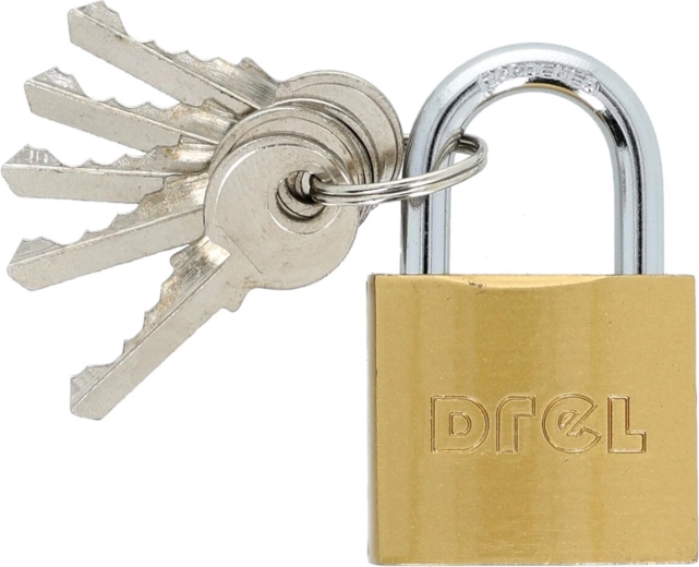 Cadenas 30 mm en laiton, 5 clés