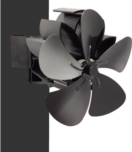 Ventilateur de poêle pour conduit de fumée Magnetic avec collier magnétique
