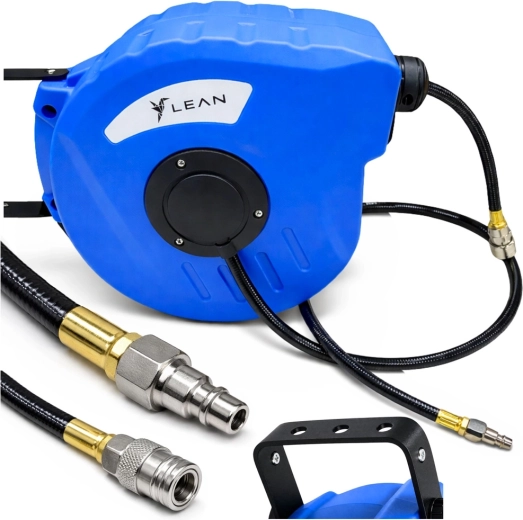 Enrouleur automatique de tuyau pneumatique 10 m, 8×12 mm, 24 bar