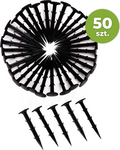 Piquets d’ancrage pour toile de jardin 15 cm, 50 pcs, MultiGarden
