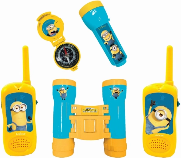 Set d’aventure Minions avec talkies-walkies, jumelles et boussole