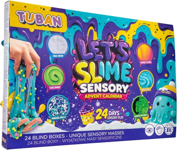 Calendrier de l’Avent Let's Slime – 24 jours de plaisir sensoriel