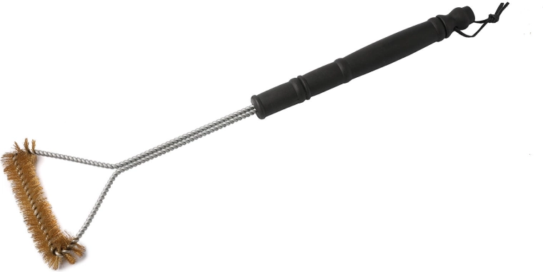 Brosse de nettoyage pour gril 53 cm avec manche en plastique
