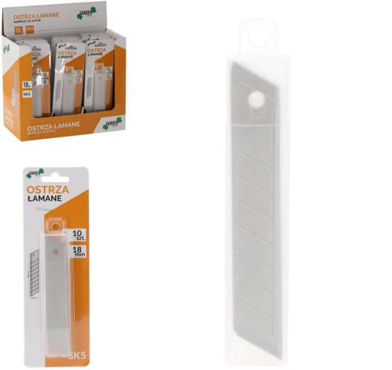 Set de 10 lames sécables 18 mm SK5
