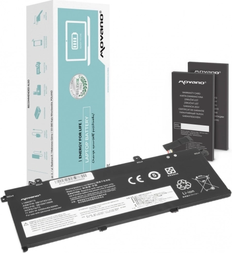 Batterie Movano L18M3P73 pour Lenovo ThinkPad T490/T495/P43s/P14s 50 Wh