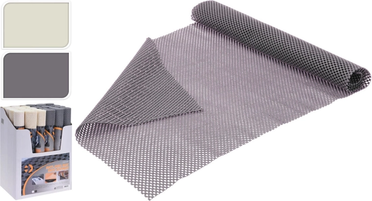 Tapis antidérapant 125 × 45 cm en polychlorure de vinyle – assortiment de couleurs