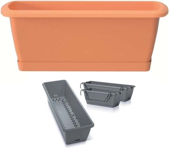 Jardinière avec arrosage automatique RESPANA EasyCare 40 cm terracotta