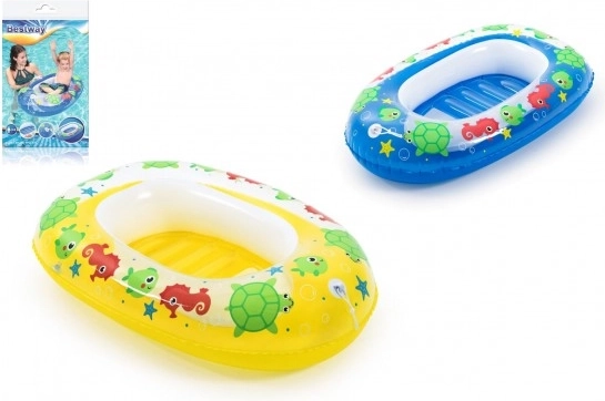 Canot/raft gonflable pour enfants 102 x 69 cm, 2 couleurs, en sachet, 3–6 ans