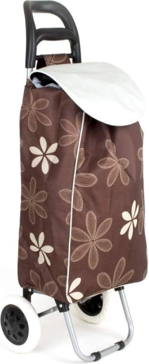 Sac de courses à roulettes Banquet Carrie 95 × 36 cm, marron