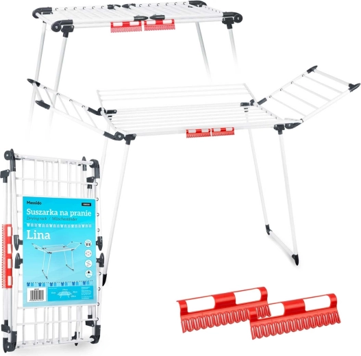 Séchoir à linge pliant sur pied MASSIDO Lina 22 m
