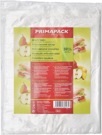 Sachets pour goûter 25 × 35 cm (50 pcs) Primapack