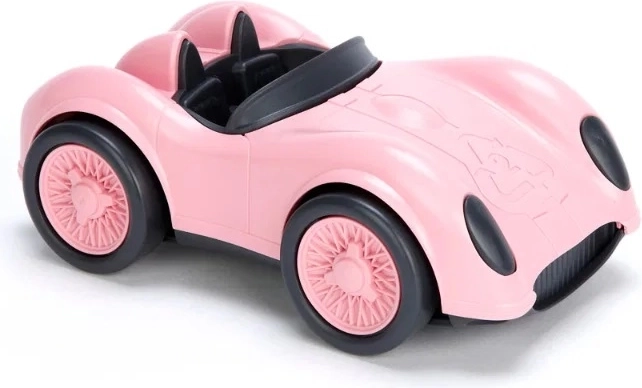 Green Toys voiture de course rose