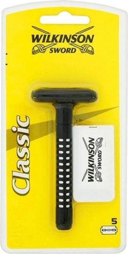 Rasoir classique Wilkinson Sword + 5 lames de rechange