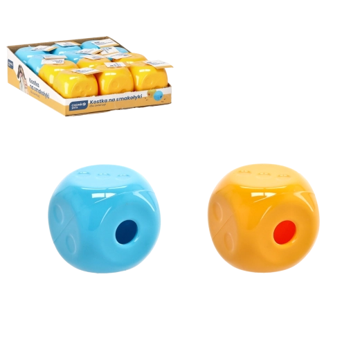Cube interactive à friandises pour chiens et chats 6,5 cm