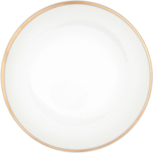 Assiette plate MariaPaula Moderna Gold 24 cm avec décor doré