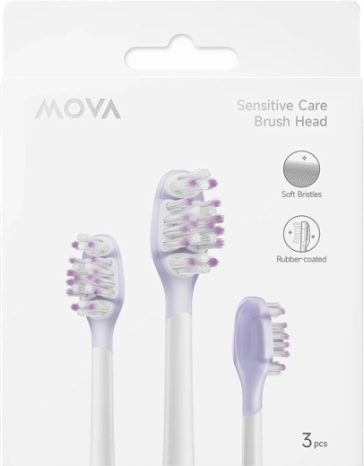 Têtes de rechange MovA pour brosse à dents électrique Fresh 20 et Sensus Fresh 10 (3 pcs)