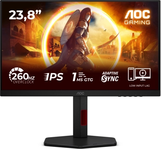 AOC 23,8" moniteur gaming Fast IPS 240 Hz avec pivot