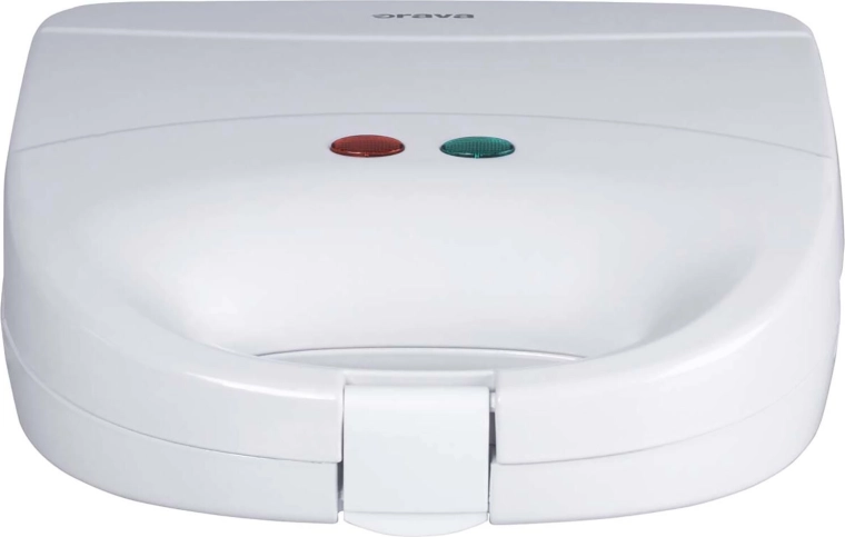 Gaufrier à sandwichs triangulaires 750 W blanc