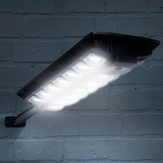 Projecteur mural solaire avec détecteur de mouvement, 520 LED SMD, 3000 lm