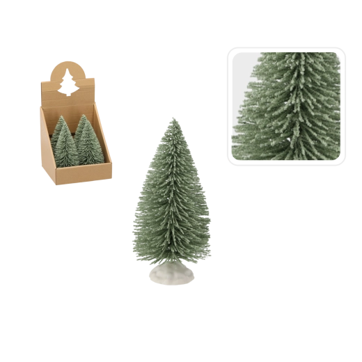 Mini sapin de Noël 18 cm – artificiel vert