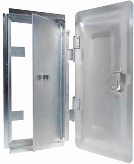 Trappe de cheminée galvanisée 200 × 360 mm