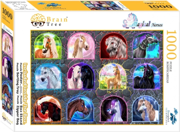 Puzzle Chevaux magiques 1000 pièces