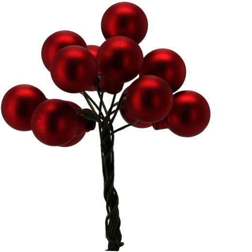 Lot de 12 décorations de Noël brillantes sur fil métallique, mélange de couleurs