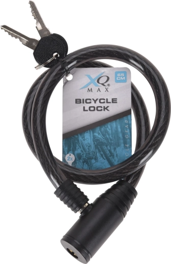Antivol câble pour vélo 12 × 650 mm, 2 clés
