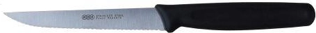 Couteau à steak avec manche noir 115 mm
