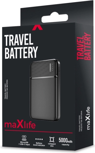 Batterie externe Maxlife 5000 mAh MXPB-01