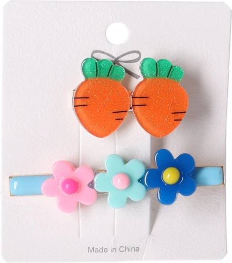Set de 2 barrettes – carotte