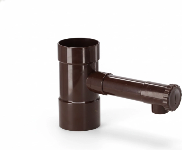 Collecteur d’eau de pluie marron 80 mm