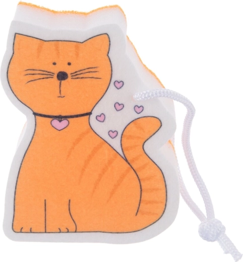 Éponge de lavage en forme de chat Micka